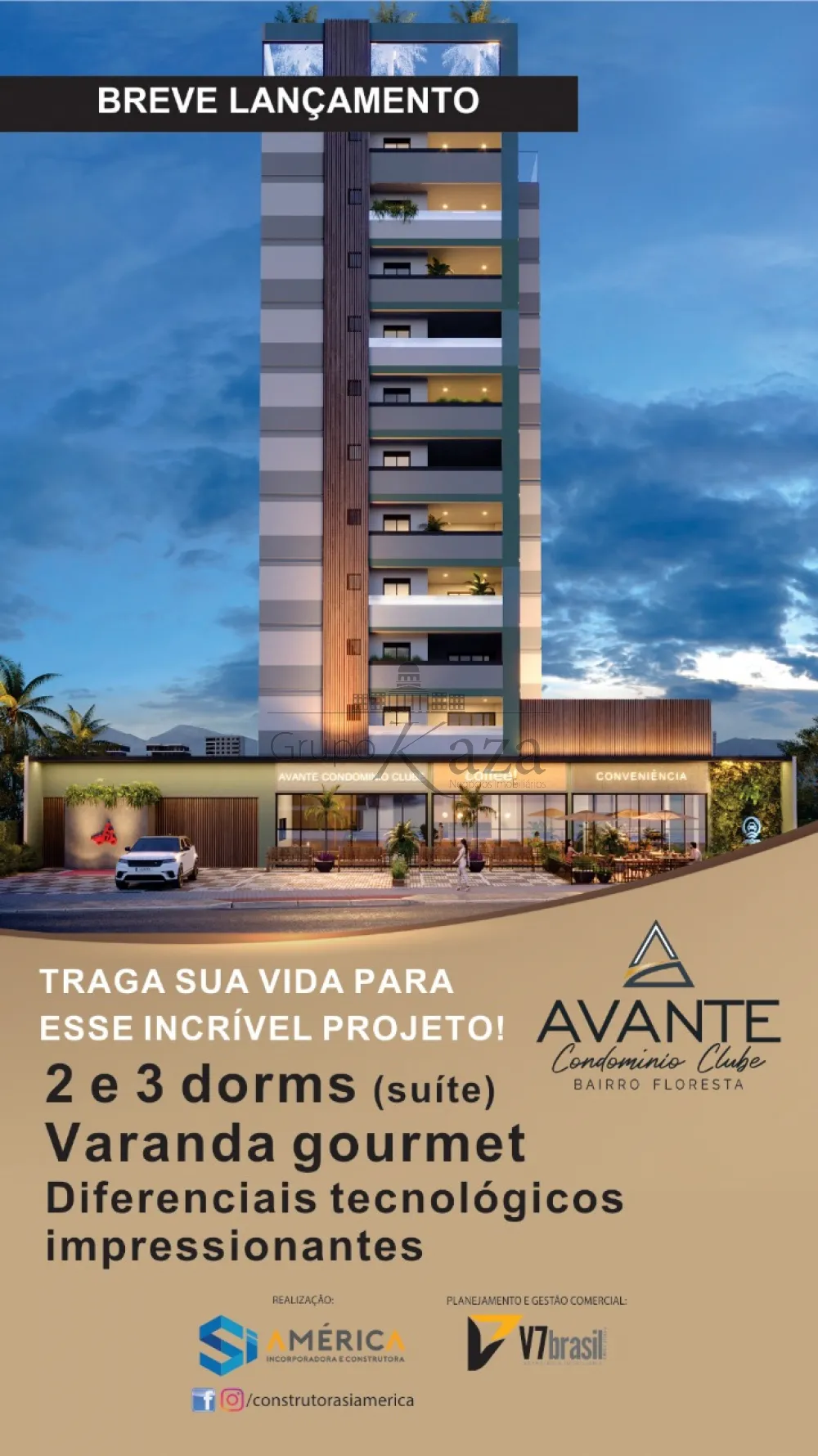 Foto 1 de Apartamento Padrão em Loteamento Floresta, São José dos Campos - imagem 1