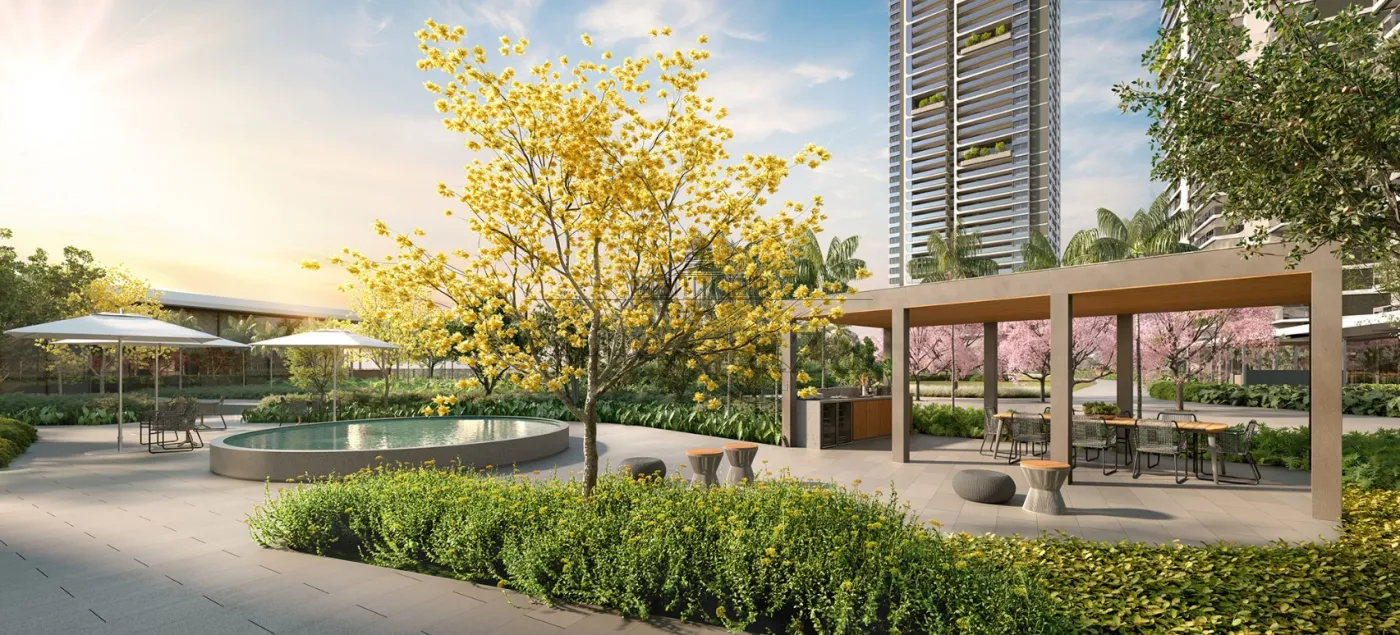 Perspectiva Jardim Privativo Imperial