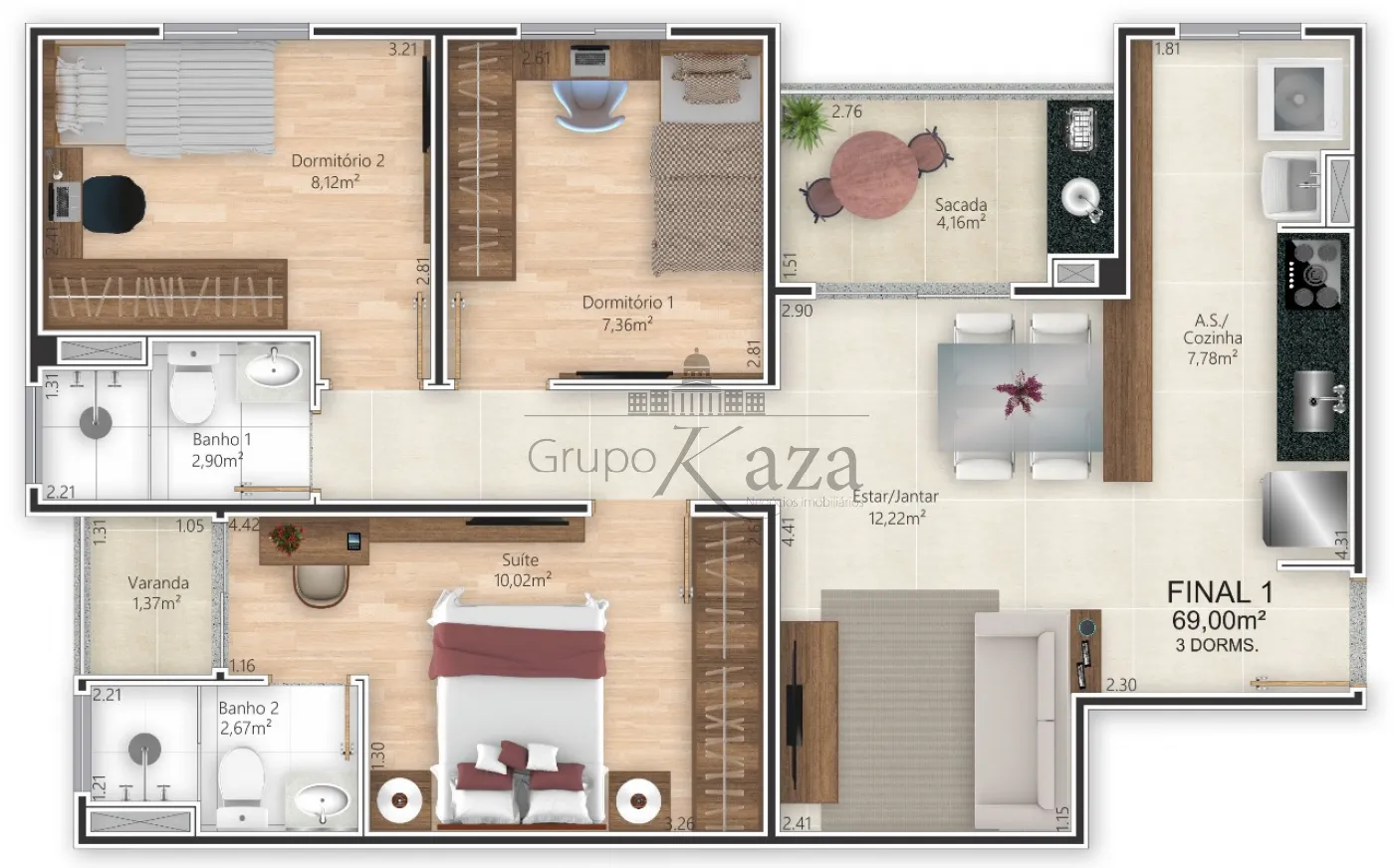 Foto 12 de Apartamento Padrão em Jardim das Industrias, Jacareí - imagem 12