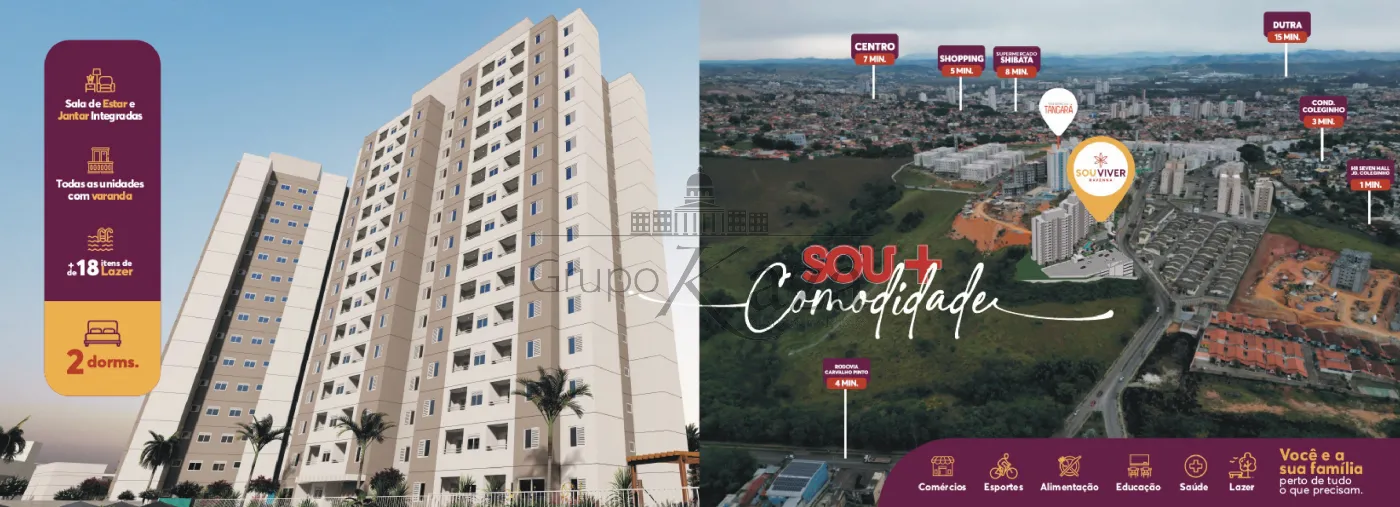 Foto 1 de Apartamento Padrão em Jardim Marcondes, Jacareí - imagem 1