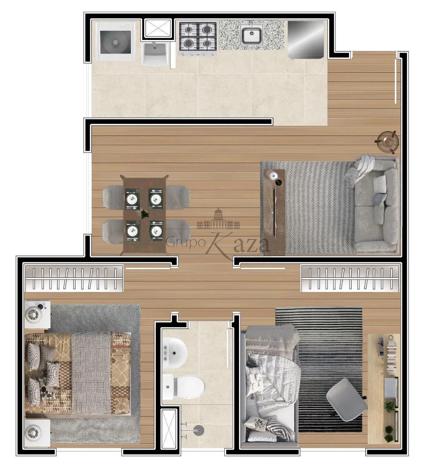 Foto 6 de Apartamento Padrão em Jardim Primavera, Jacareí - imagem 6