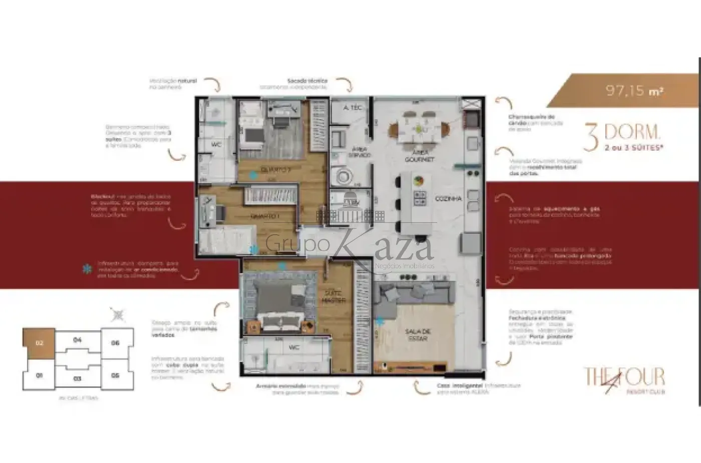 Foto 2 de Apartamento Padrão em Loteamento Villa Branca, Jacareí - imagem 2