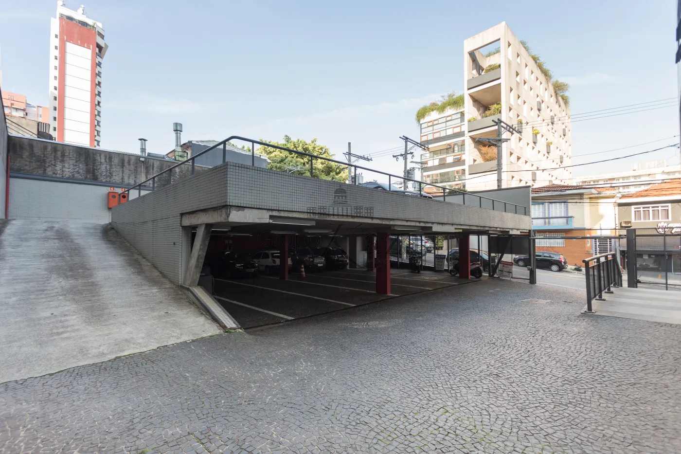 Entrada da garagem